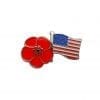 Poppy & Stars and Stripes of America for Loyalty & Remembrance